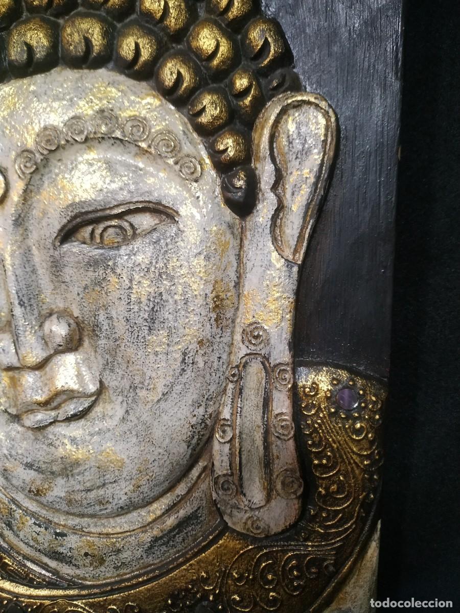 Vintage: SOBRE RELIEVE MADERA BUDA SIDDHARTA - Foto 2