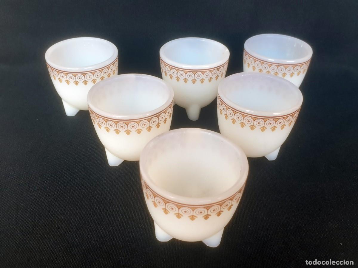 Vintage: 6 HUEVERAS ARCOPAL MODELO ALHAMBRA - Foto 2