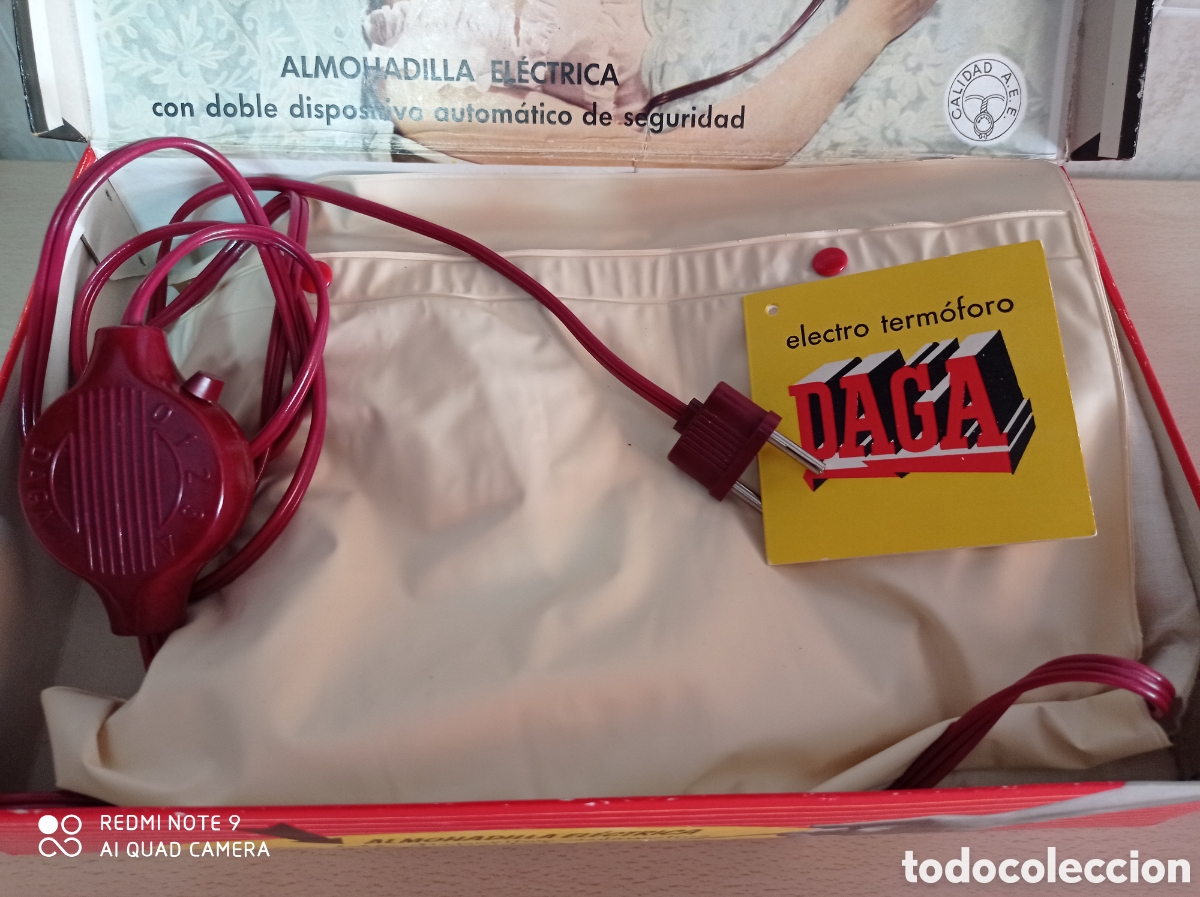Vintage: ANTIGUA ALMOHADA ELECTRICA -NUEVA - Foto 2