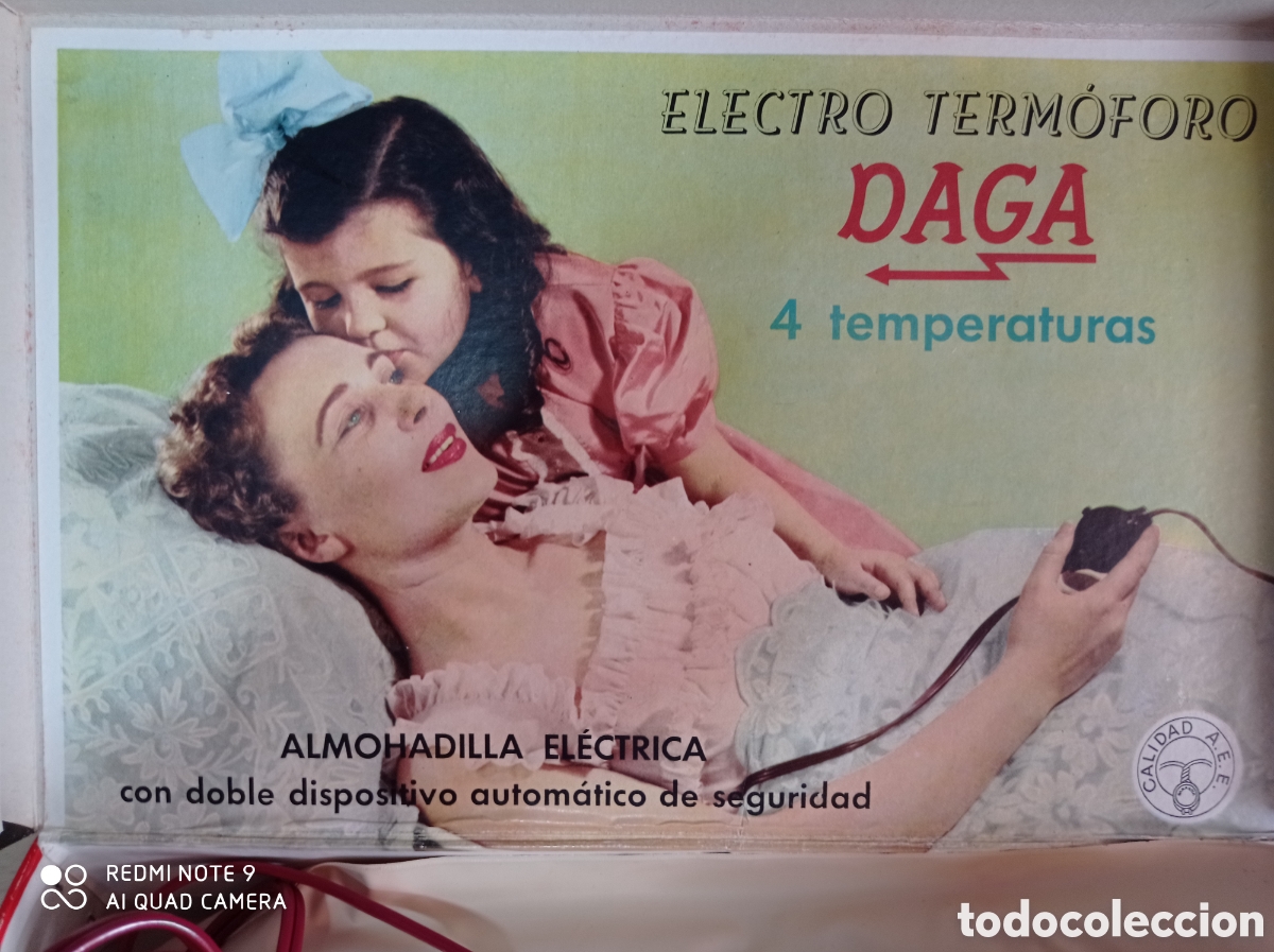 Vintage: ANTIGUA ALMOHADA ELECTRICA -NUEVA - Foto 3