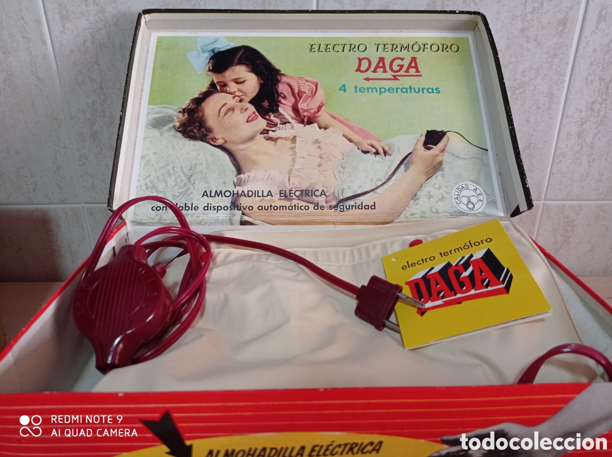 Vintage: ANTIGUA ALMOHADA ELECTRICA -NUEVA - Foto 1