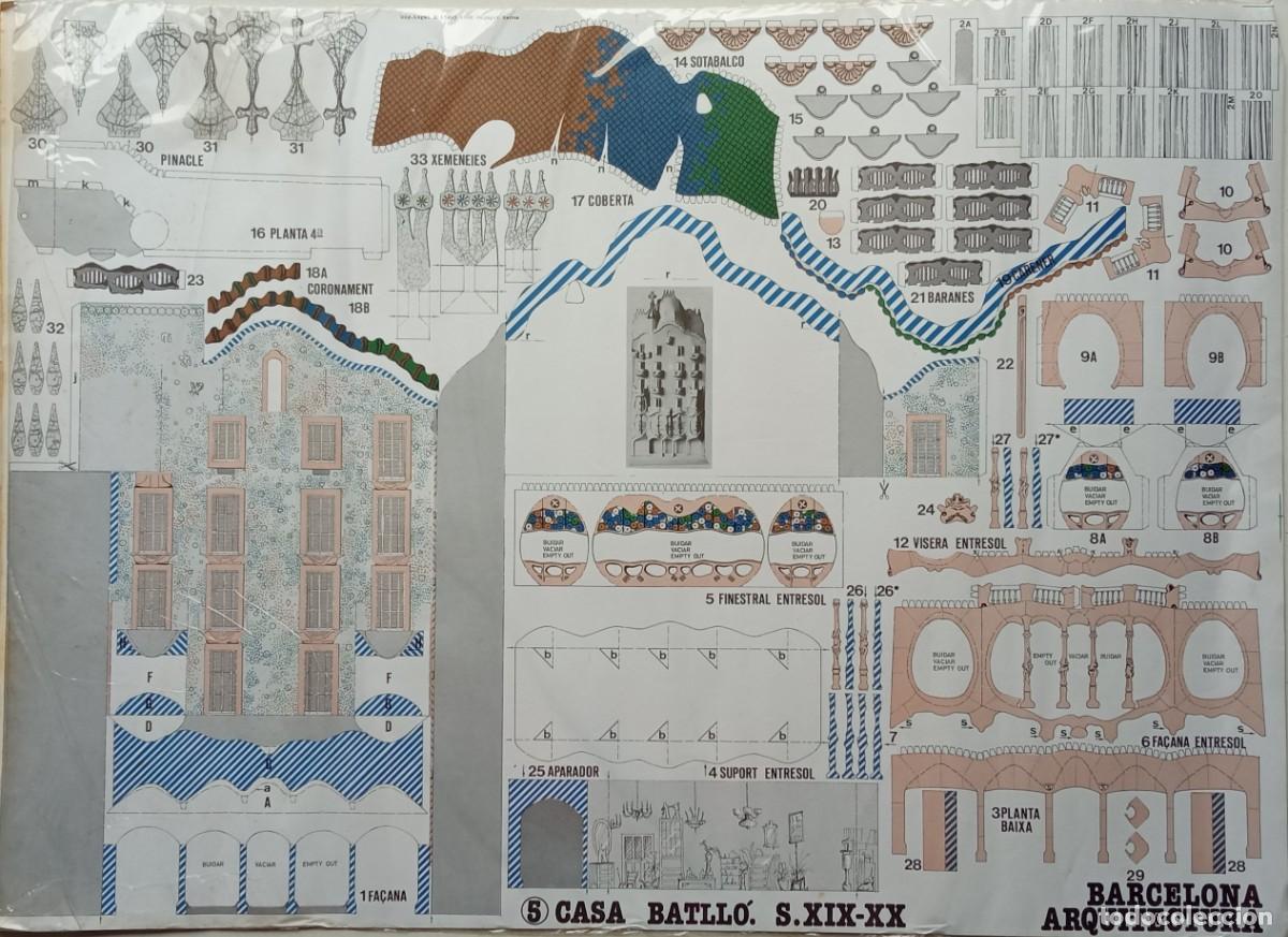 Vintage: Casa Batll&oacute; -Recortable escala 1:200 - Foto 1