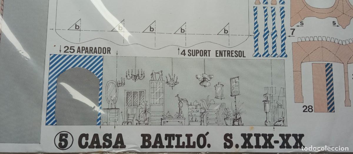 Vintage: Casa Batll&oacute; -Recortable escala 1:200 - Foto 2