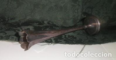 Vintage: VIOLETERO-FLORERO METAL PLATEADO - Foto 3