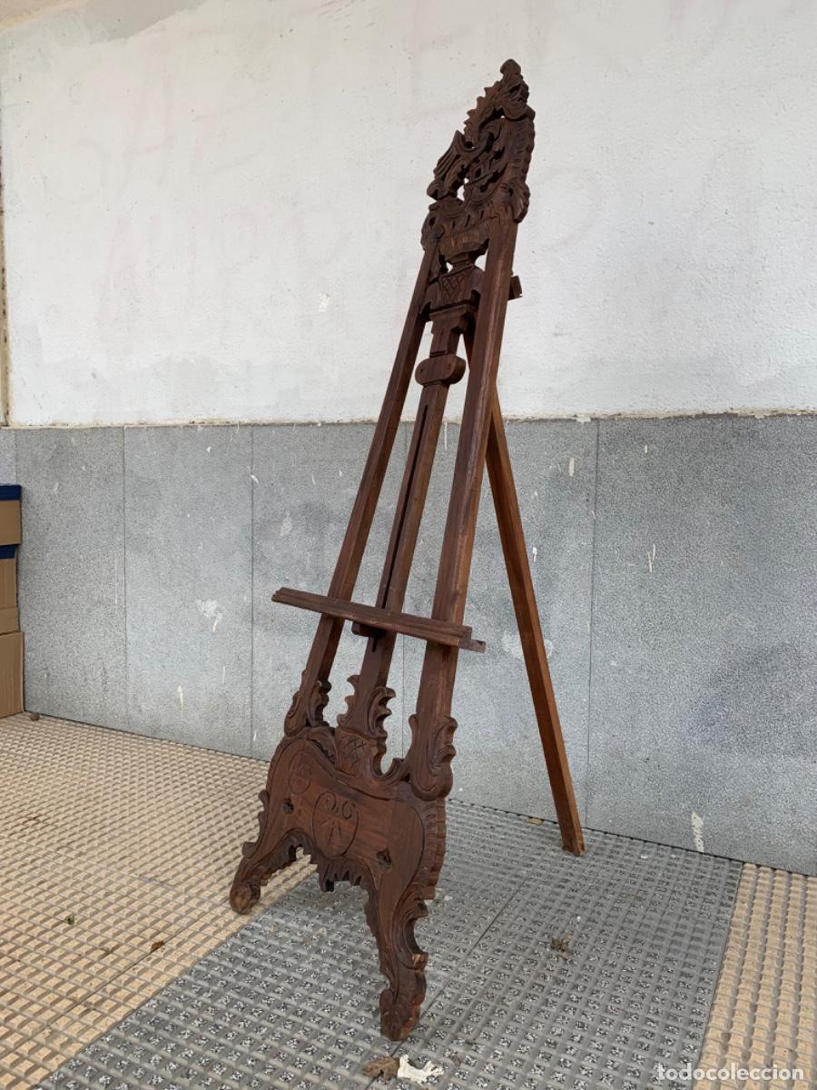 Vintage: Caballete de pintor de madera de caoba - Foto 3