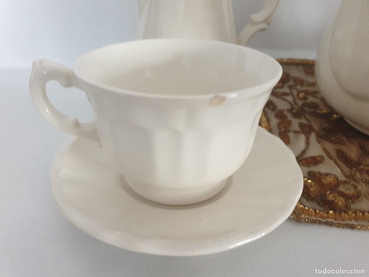 Vintage: JUEGO DE CAF&Eacute; DE LOZA NARANCO - Foto 4