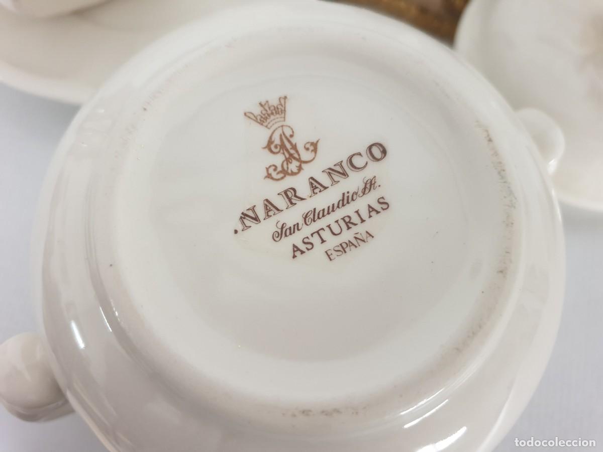 Vintage: JUEGO DE CAF&Eacute; DE LOZA NARANCO - Foto 6