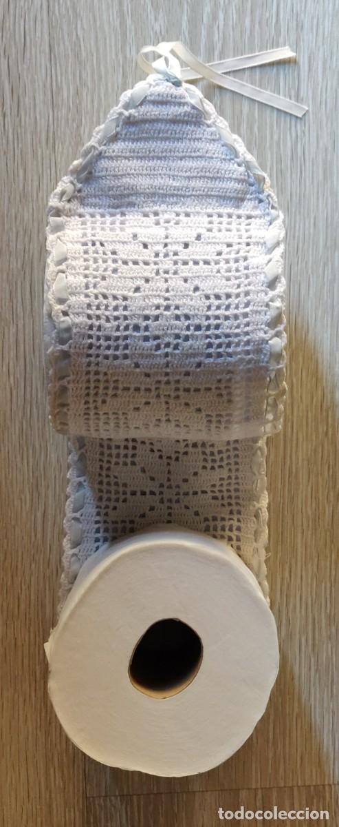 Vintage: Porta Rollos de Papel de Ganchillo - Foto 10