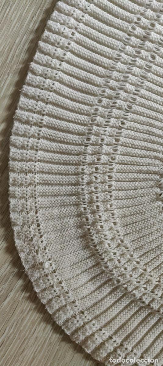 Vintage: Chal de Bebe Blanco. - Foto 13