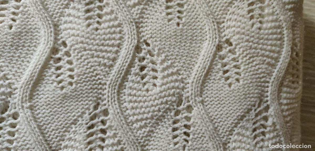 Vintage: Chal de Bebe Blanco. - Foto 14