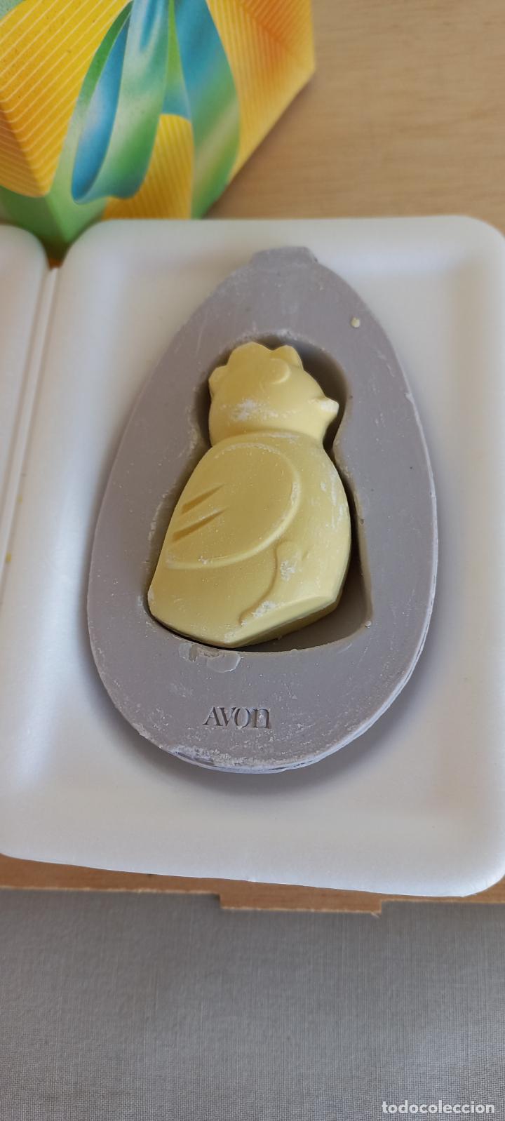 Vintage: AVON. JABON PERFUMADO, CON FORMA DE HUEVO Y POLLITO. EGGSTRA SPECIAL SOAP SET