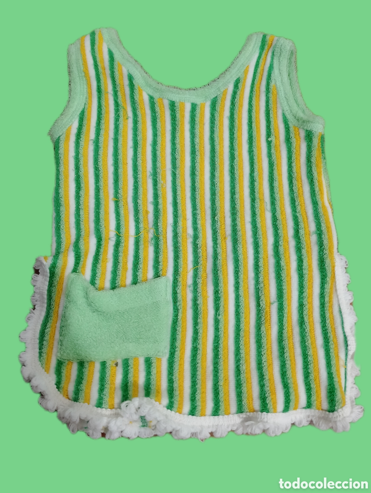 Vintage: Vestido playero vintage para bebe a&ntilde;os 70