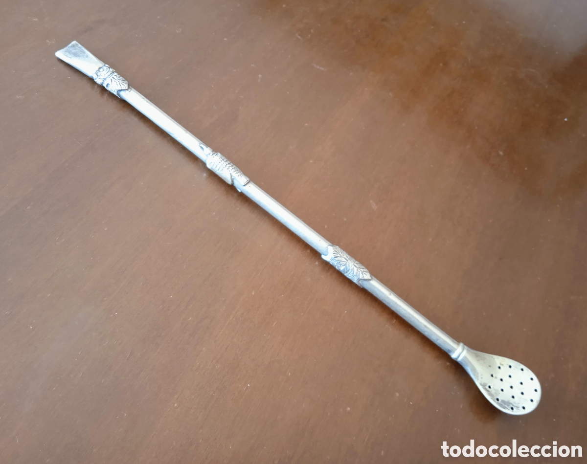 Vintage: Antigua BOMBILLA DE MATE. - Foto 1