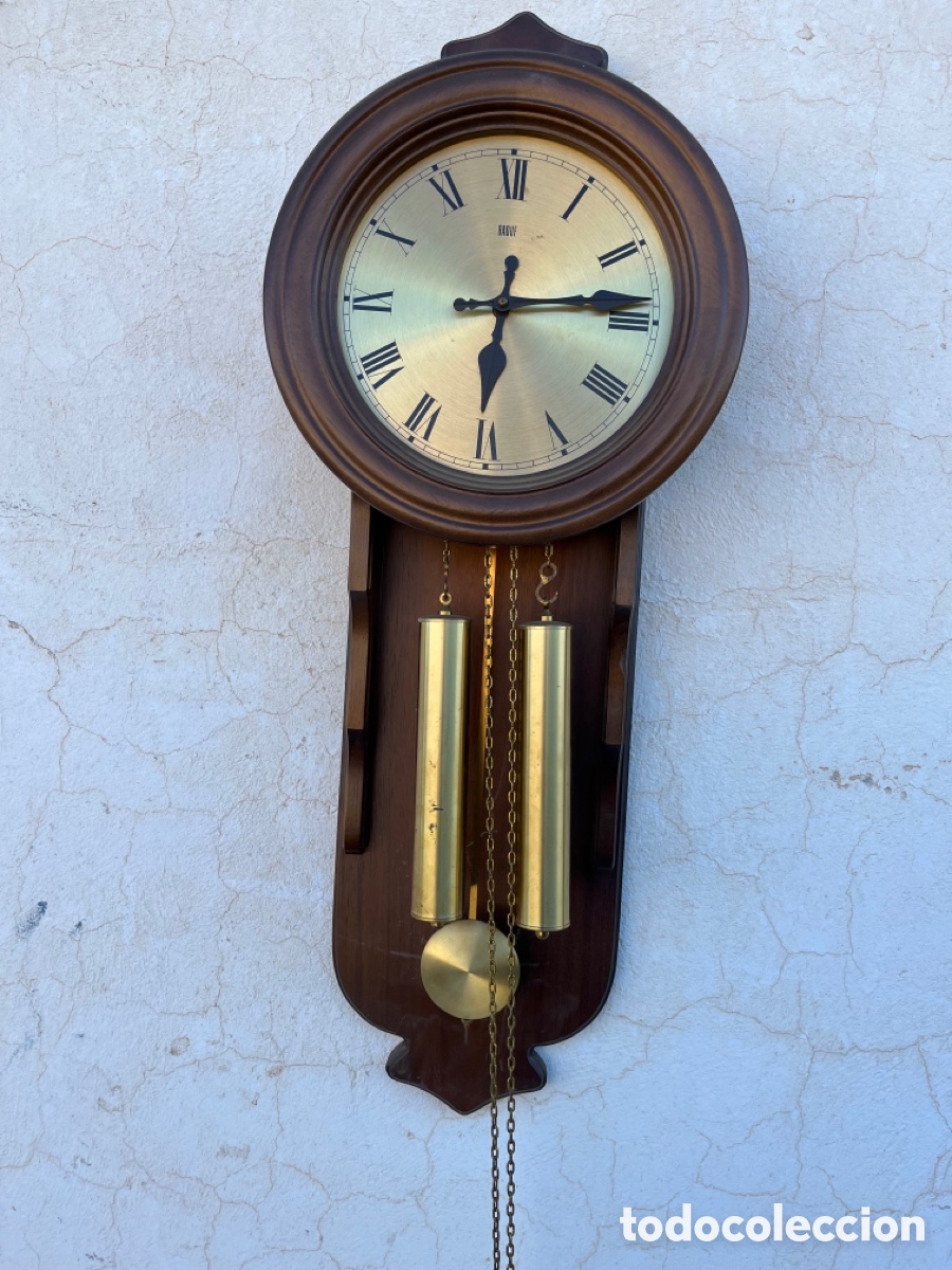 Vintage: Reloj pared vintage funciona , sonre&iacute;a - Foto 3