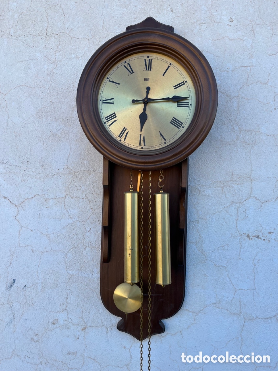 Vintage: Reloj pared vintage funciona , sonre&iacute;a - Foto 4