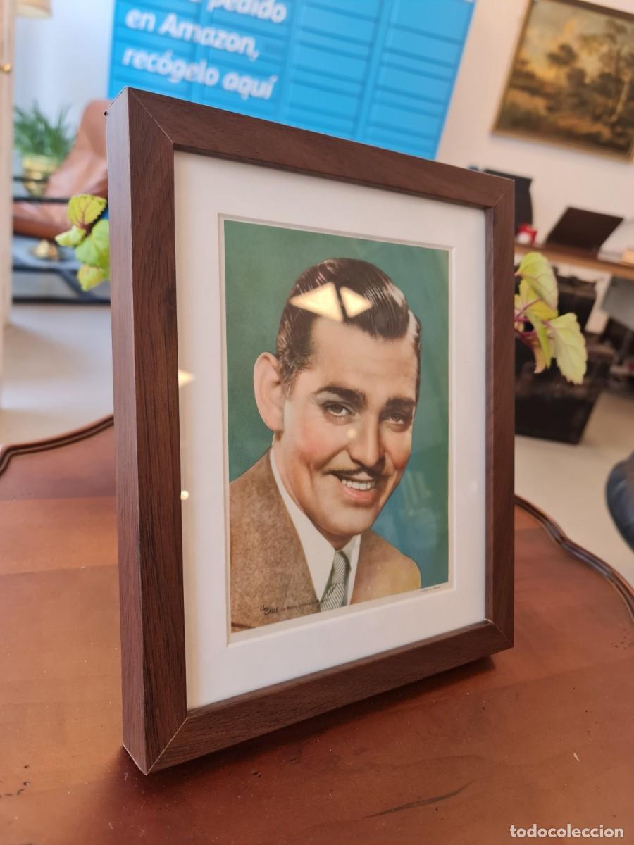 Vintage: Cuadro de postal de Clark Gable - Foto 2