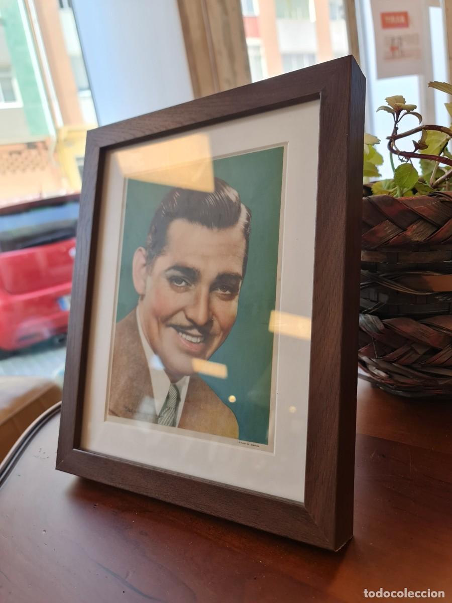 Vintage: Cuadro de postal de Clark Gable - Foto 3