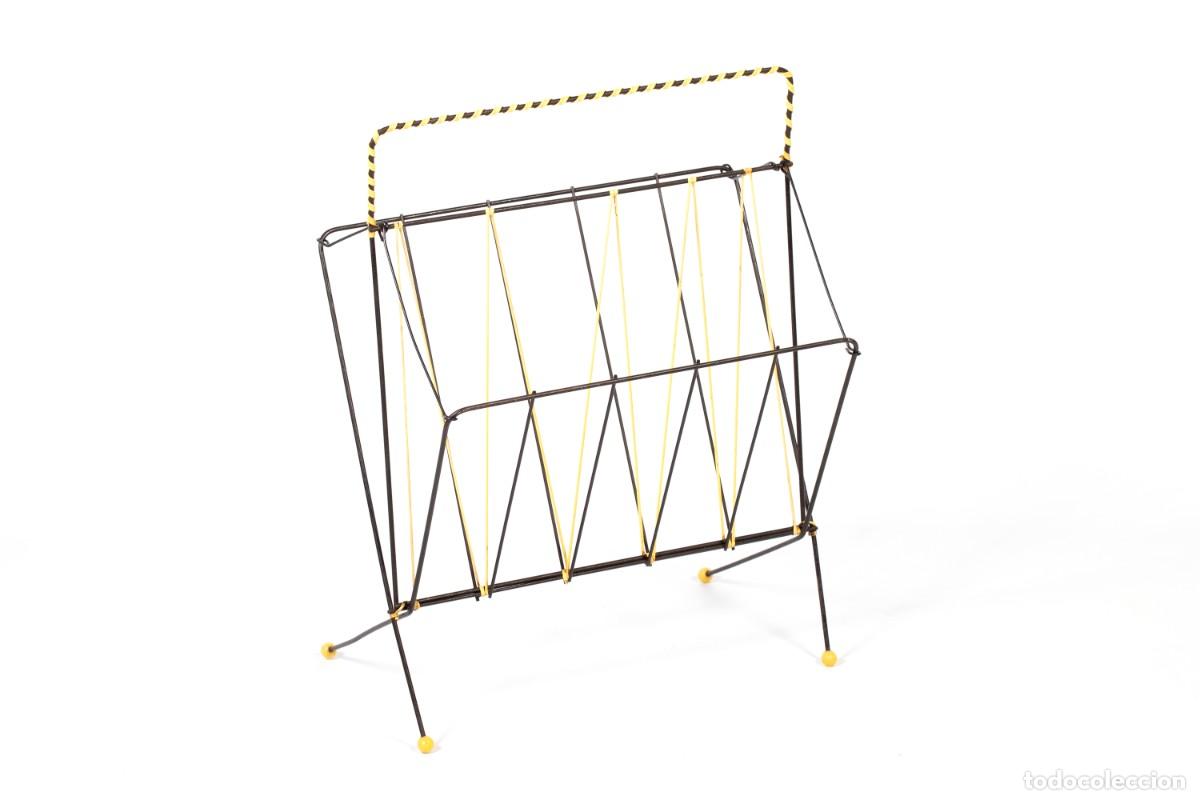 Vintage: Revistero mid century plegable scoubidou
