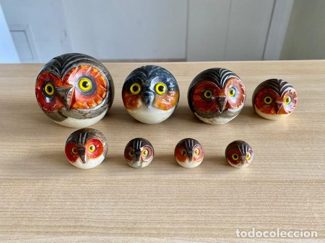 Vintage: COLECCION PISAPAPELES EN ALABASTRO. - Foto 1