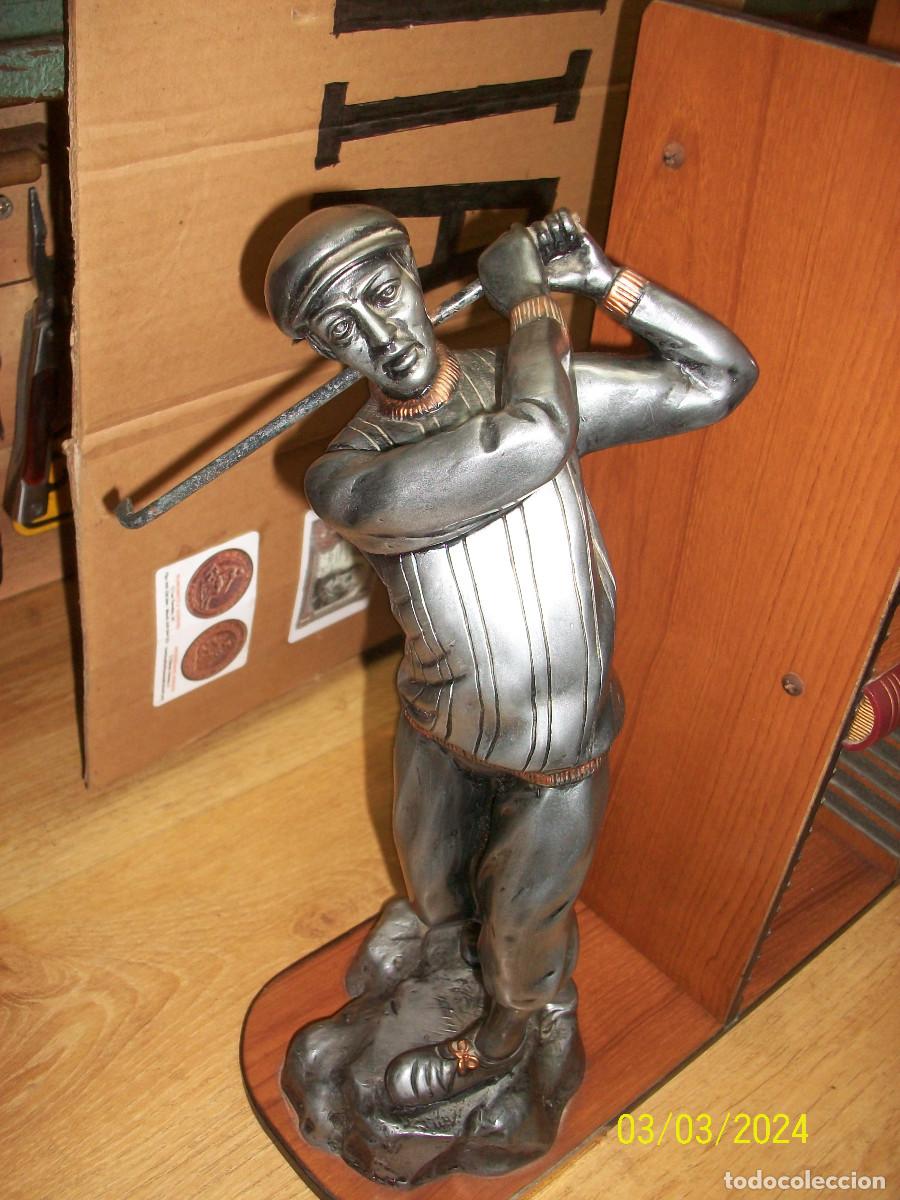 Vintage: JUGADOR DE GOLF CON TORRE PARA CD - Foto 2