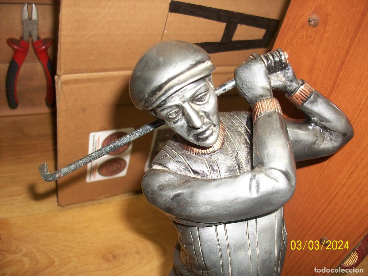 Vintage: JUGADOR DE GOLF CON TORRE PARA CD - Foto 10