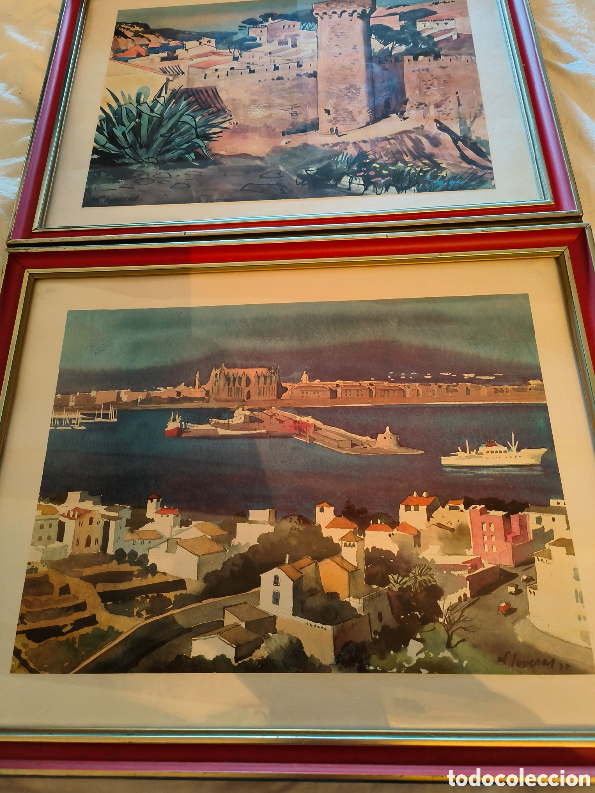 Vintage: Cuadros con l&aacute;minas de Frederic Lloveras. - Foto 2