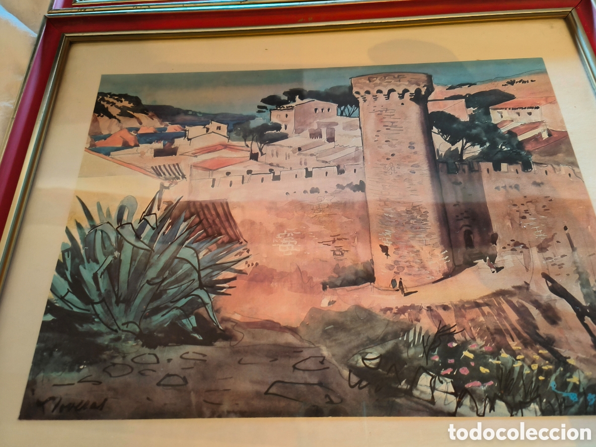 Vintage: Cuadros con l&aacute;minas de Frederic Lloveras. - Foto 10