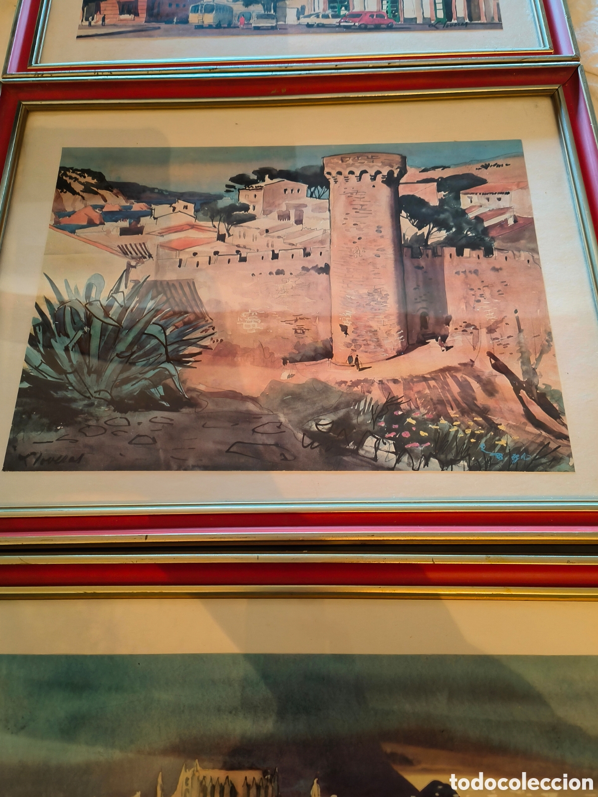 Vintage: Cuadros con l&aacute;minas de Frederic Lloveras. - Foto 11