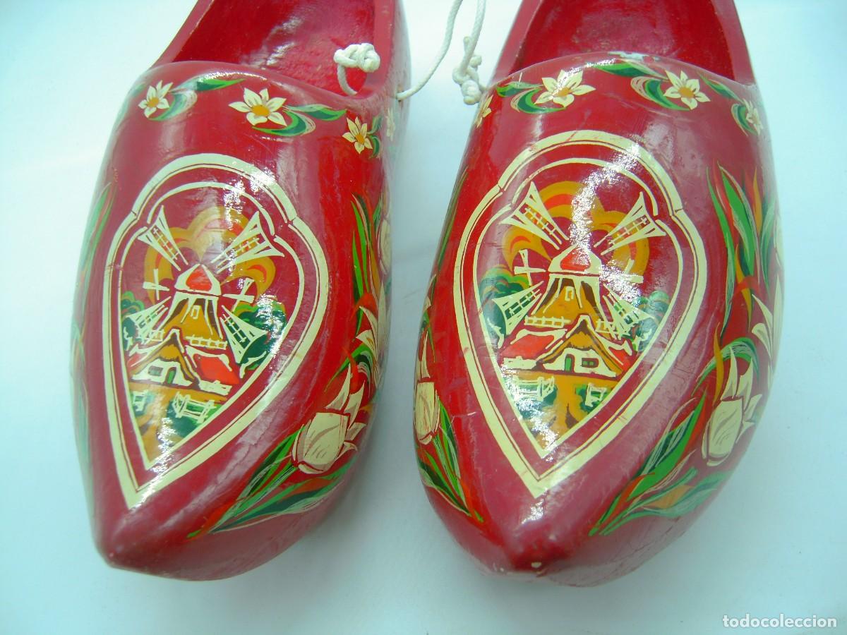 Vintage: zuecos recuerdo de holanda - Foto 3