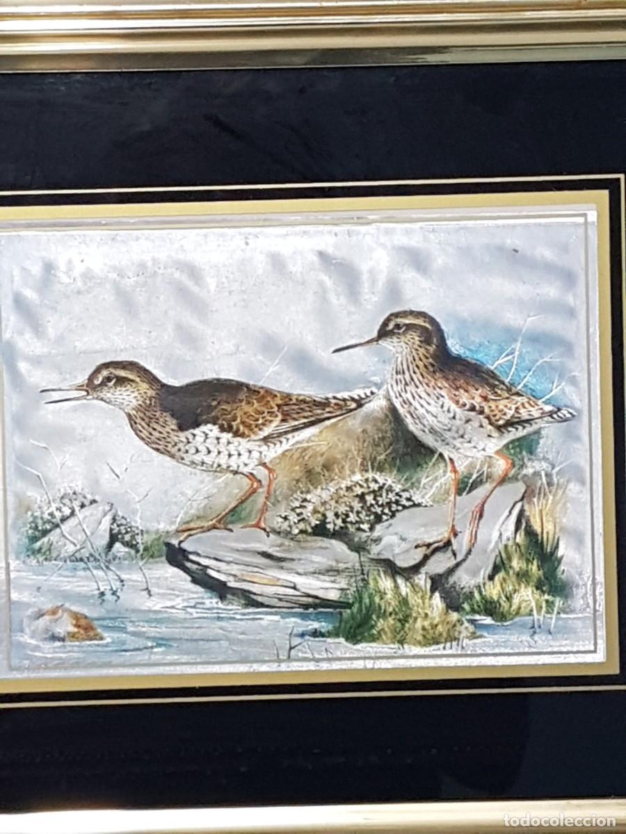 Vintage: 2 CUADROS PAJAROS - Foto 4
