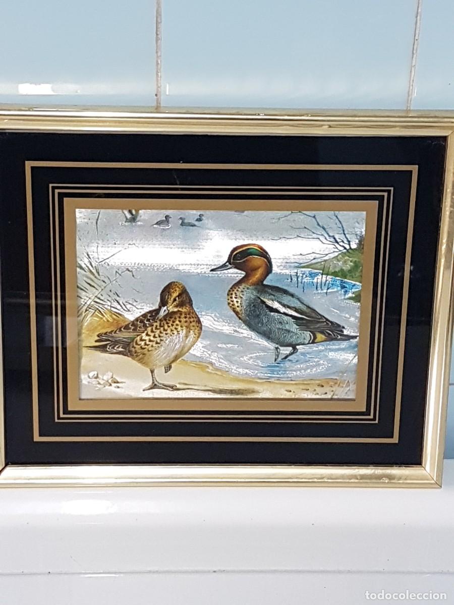 Vintage: 2 CUADROS PAJAROS - Foto 9