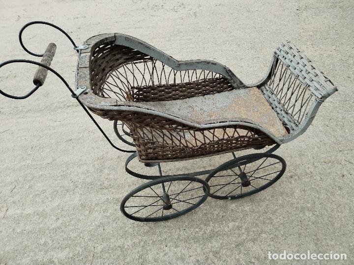 Vintage: carrito de mimbre - Foto 3