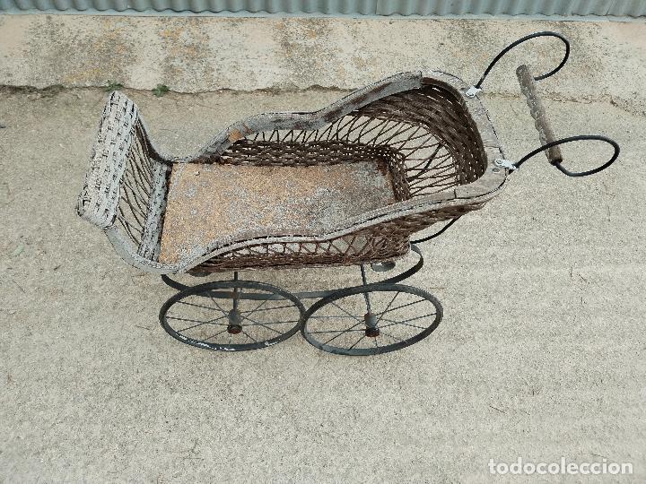 Vintage: carrito de mimbre - Foto 4
