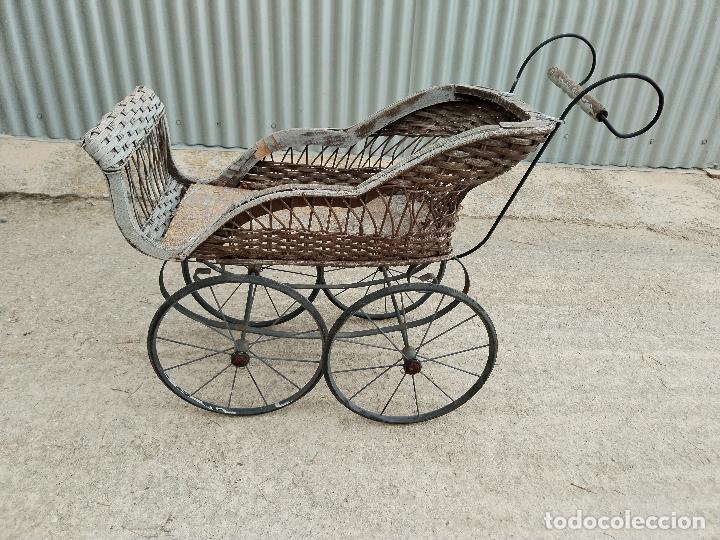 Vintage: carrito de mimbre - Foto 6