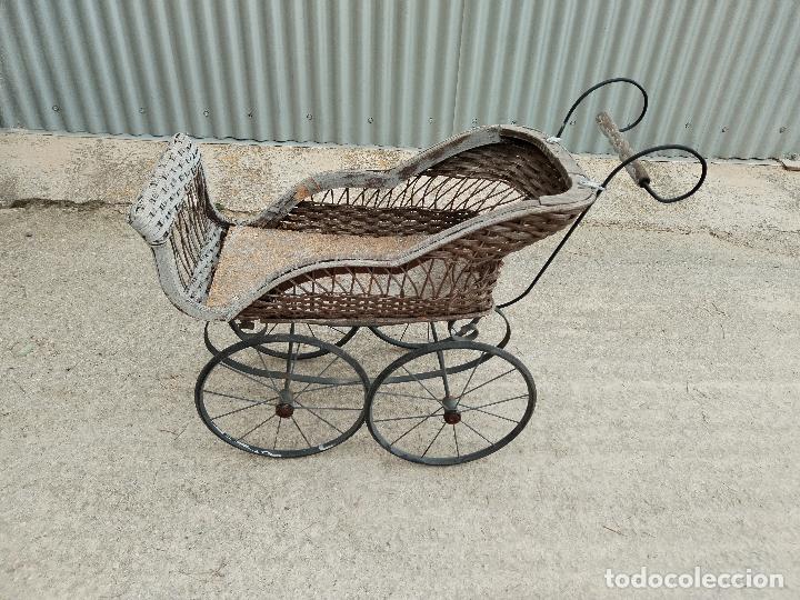 Vintage: carrito de mimbre - Foto 1