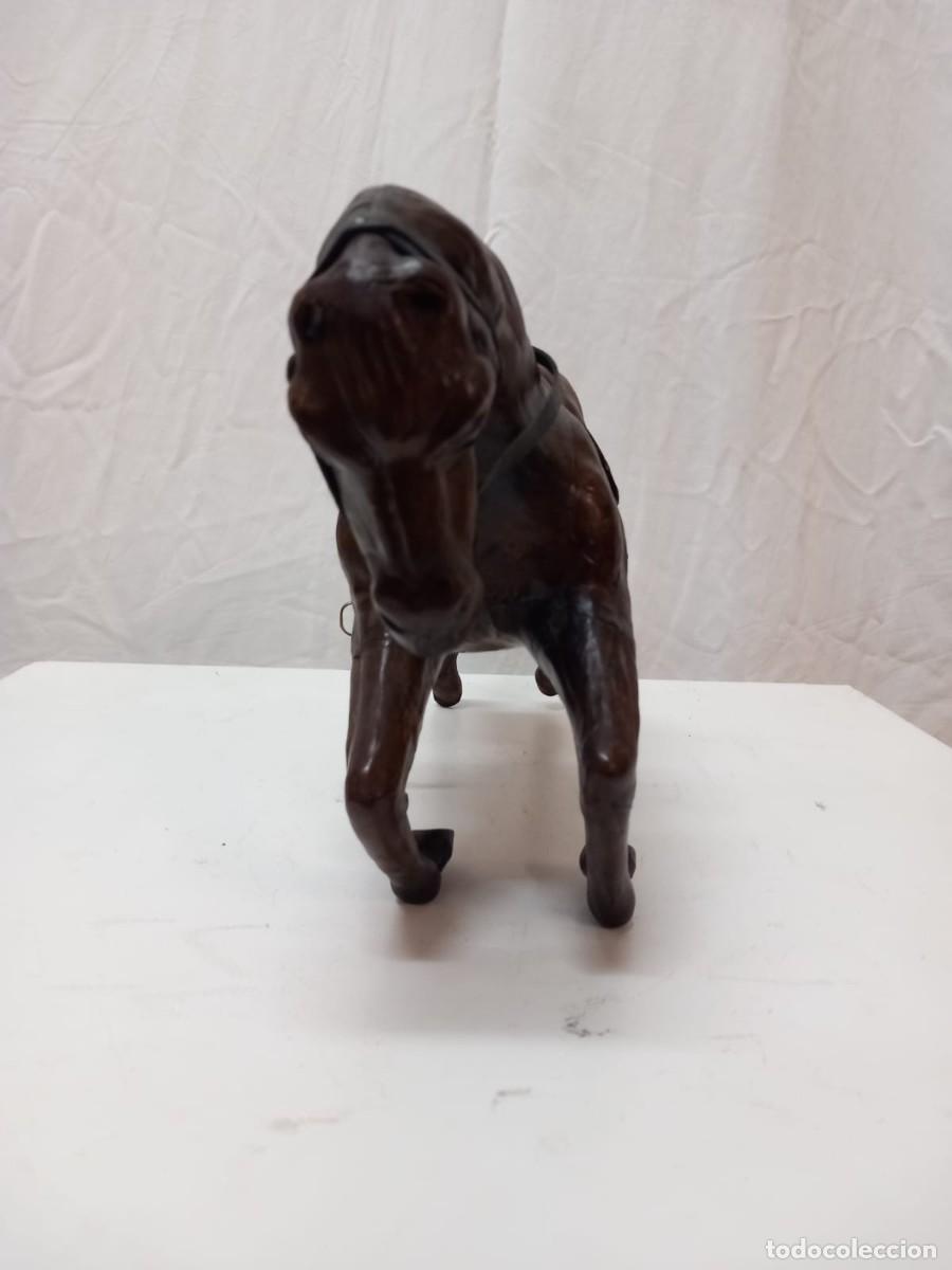 Vintage: Figura de caballo en cuero - Foto 15