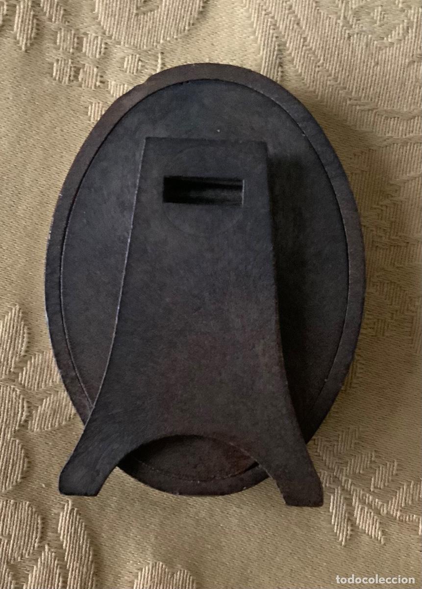 Vintage: PEQUE&Ntilde;O MARCO OVAL DE PLATA 925 - Foto 3