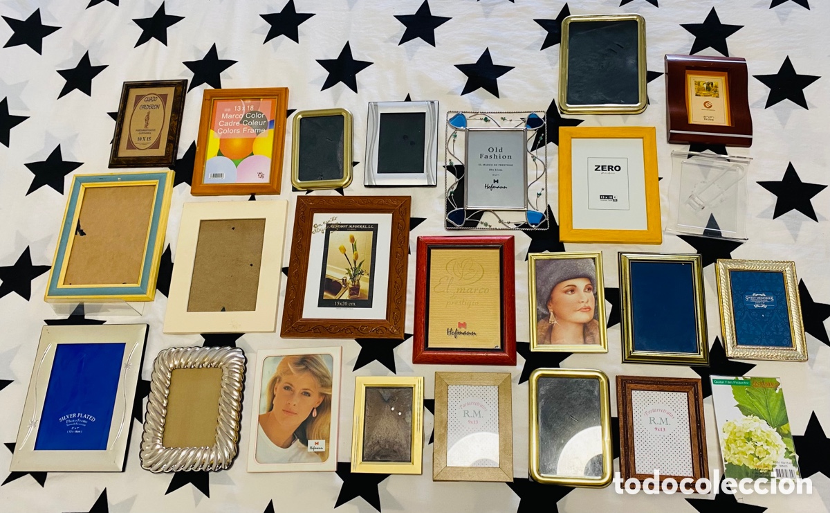 Vintage: Coleccion 24 Portaretratos marcos cuadros vintage 80s 90s