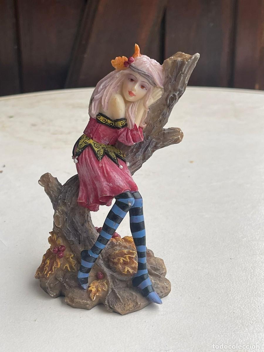 Vintage: FIGURA HADA DE LOS BOSQUES - Foto 5
