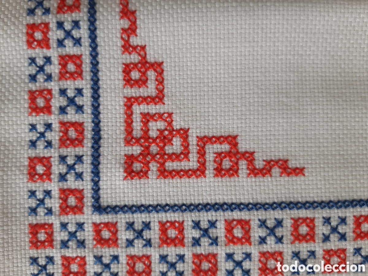 Vintage: Bolsa de pan bordada - Foto 3