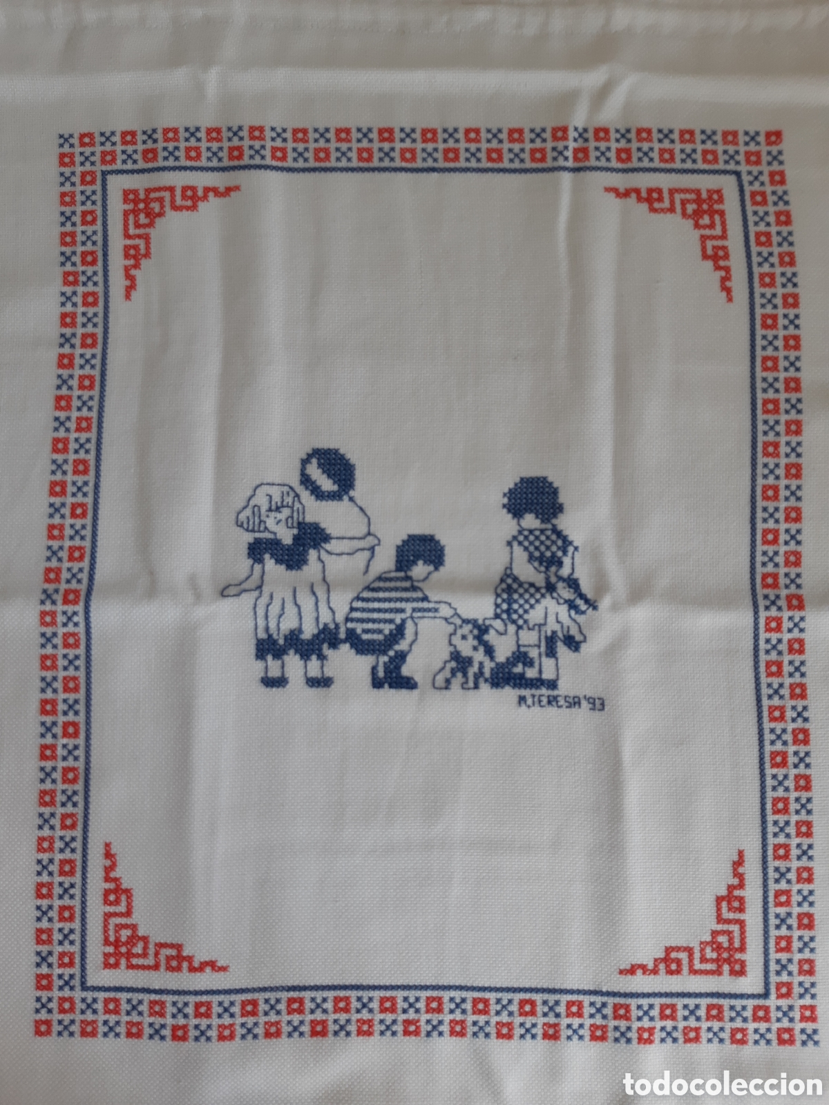 Vintage: Bolsa de pan bordada - Foto 4