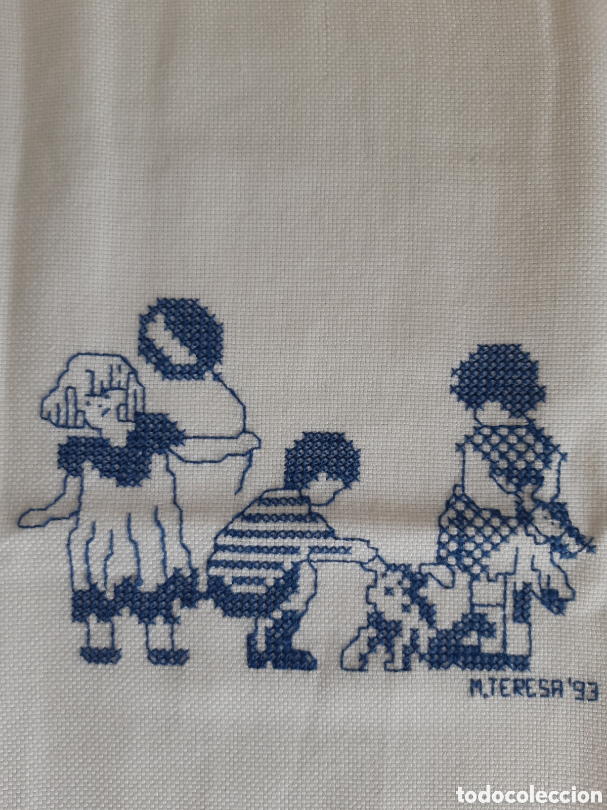 Vintage: Bolsa de pan bordada - Foto 1
