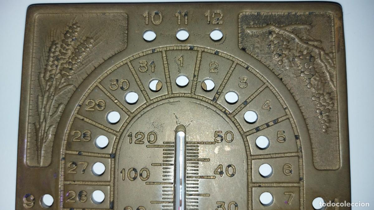 Vintage: CALENDARIO PERPETUO TERMOMETRO - Foto 2