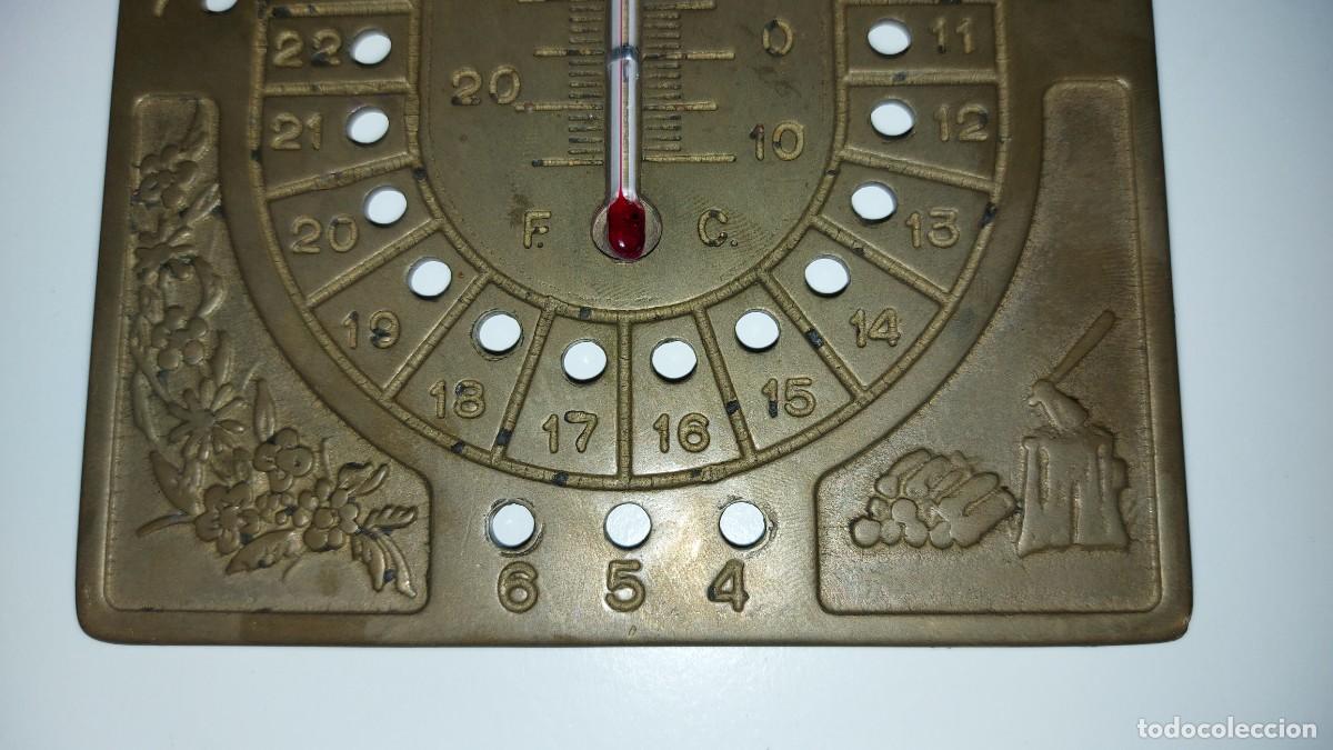 Vintage: CALENDARIO PERPETUO TERMOMETRO - Foto 4