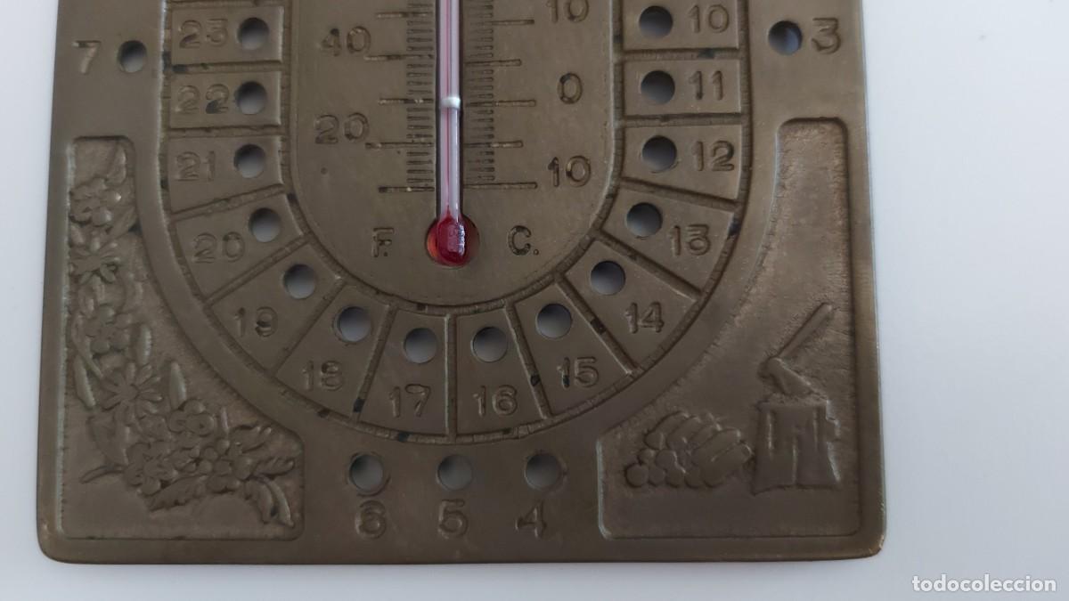 Vintage: CALENDARIO PERPETUO TERMOMETRO - Foto 10