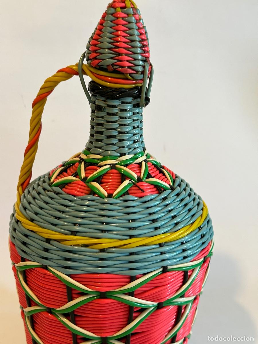 Vintage: Botella Viresa, forrado scoubidou - Foto 5