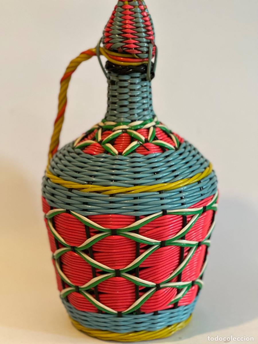Vintage: Botella Viresa, forrado scoubidou - Foto 7