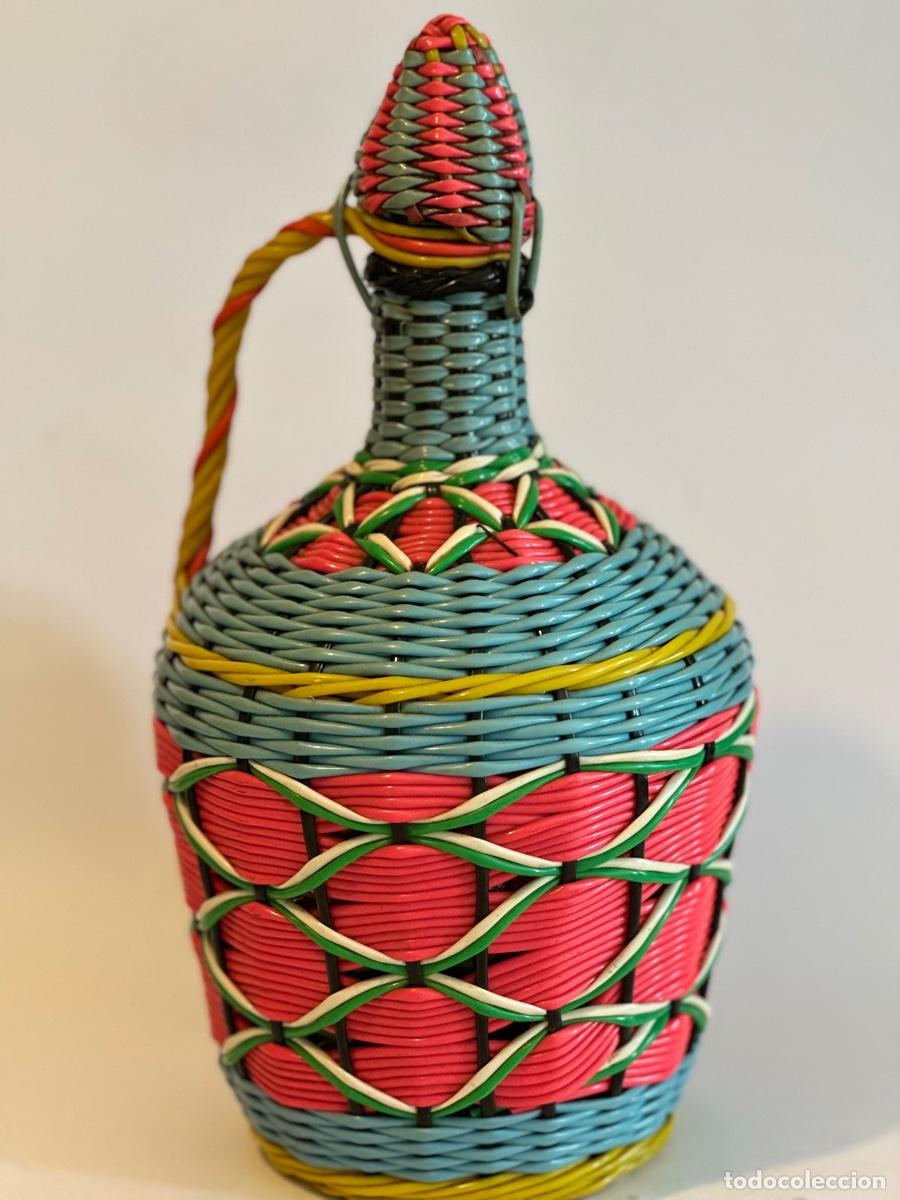 Vintage: Botella Viresa, forrado scoubidou - Foto 9