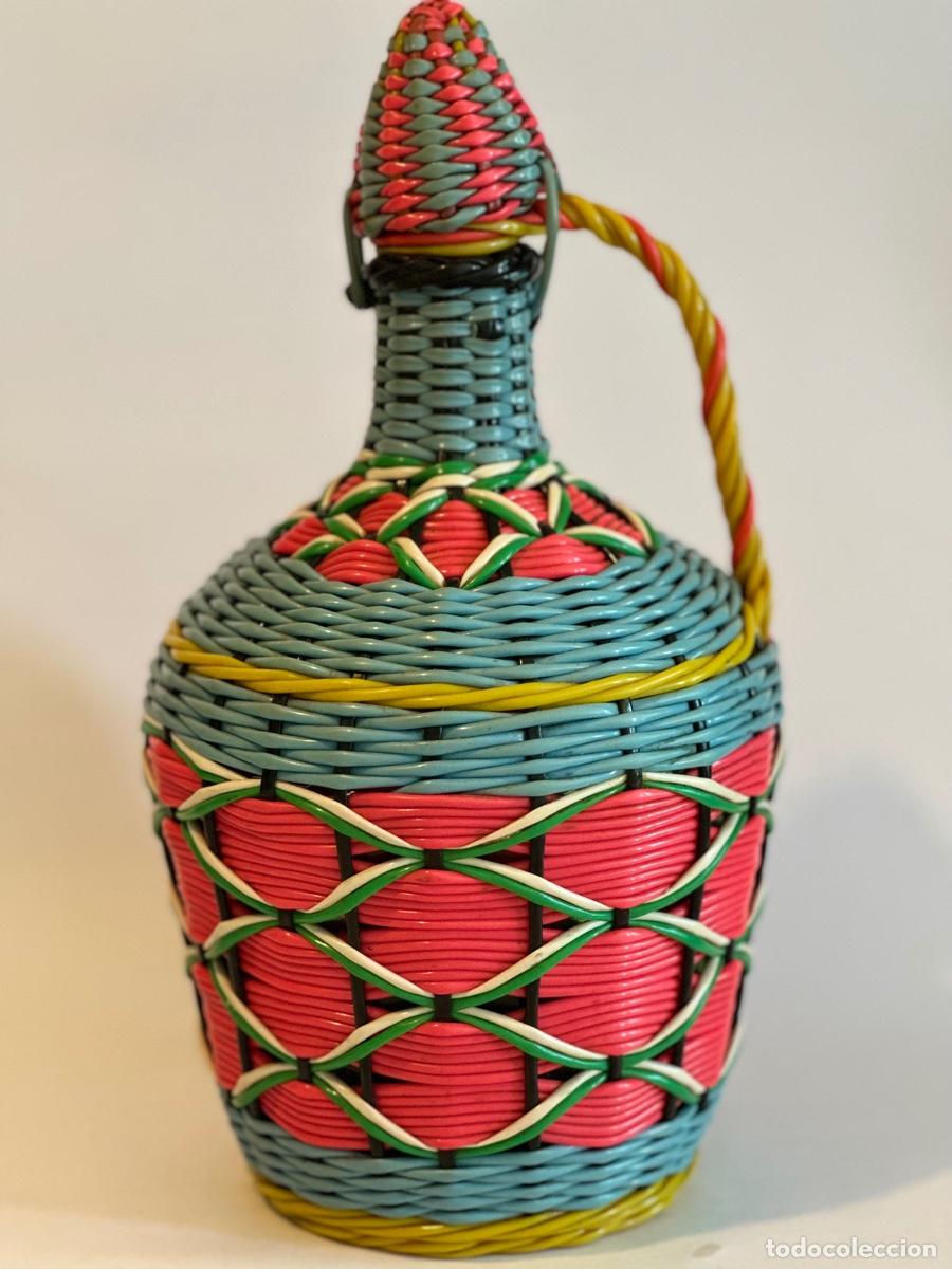 Vintage: Botella Viresa, forrado scoubidou - Foto 11