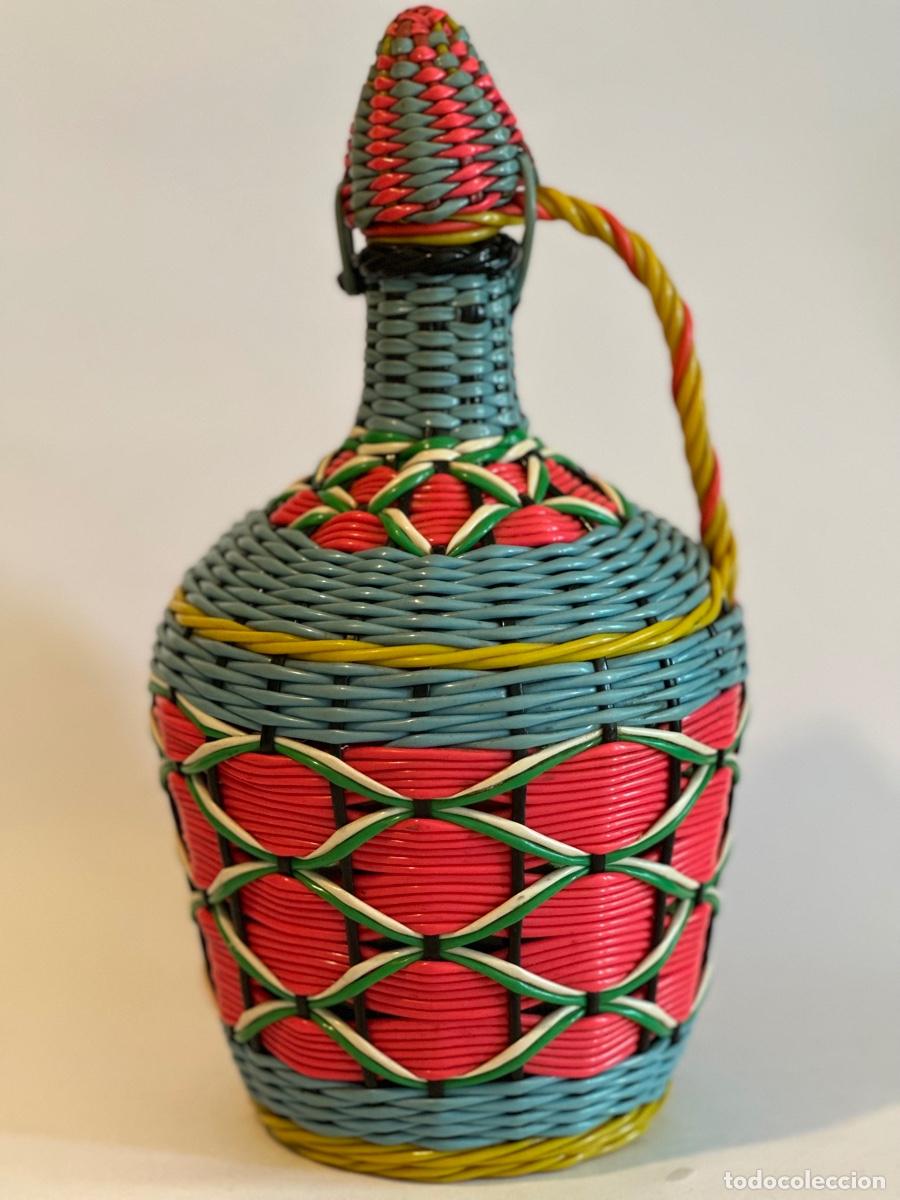 Vintage: Botella Viresa, forrado scoubidou - Foto 12